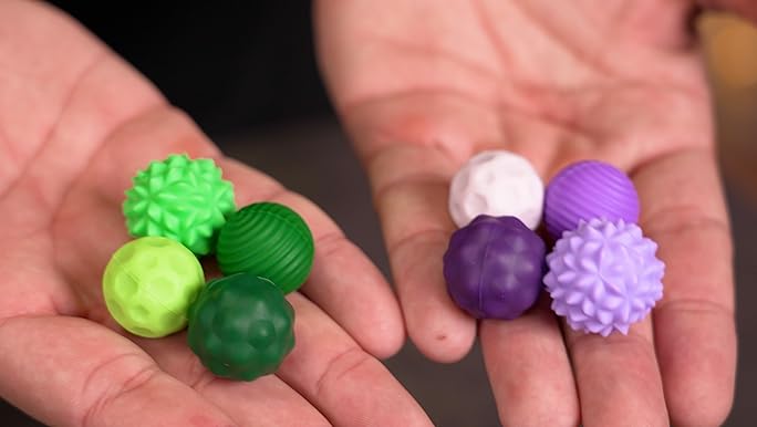 Sensory Massage Ball Set with Carrying Case