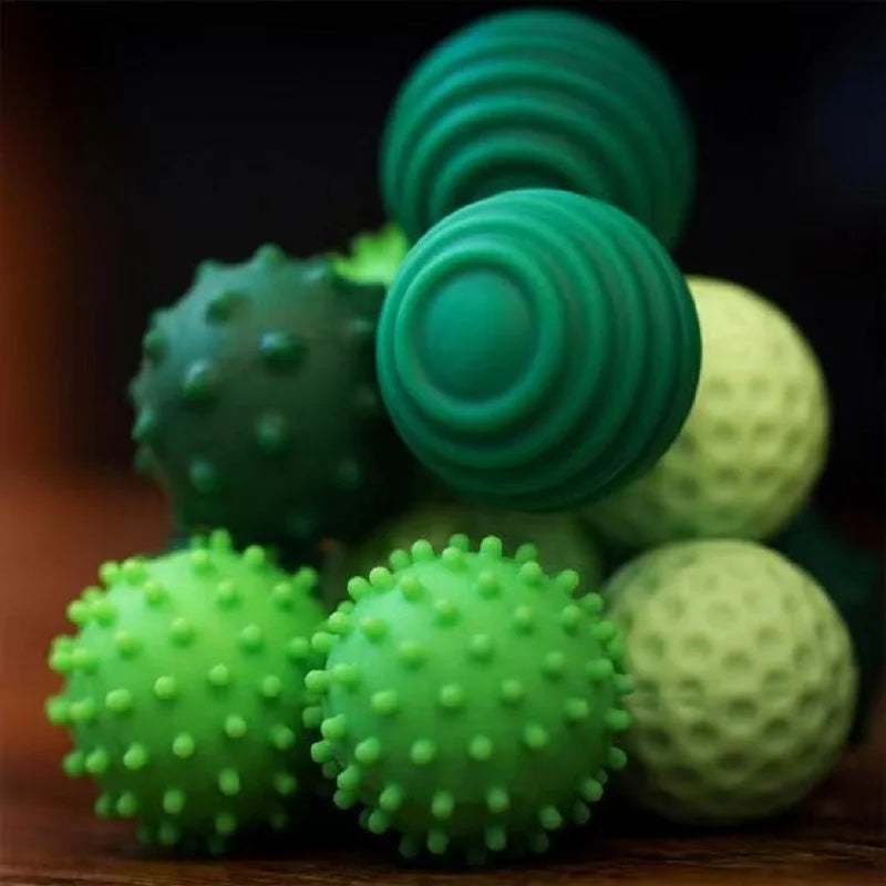 Sensory Massage Ball Set with Carrying Case
