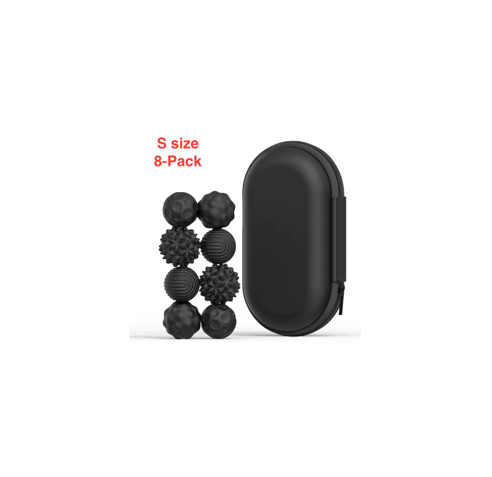 Sensory Massage Ball Set with Carrying Case