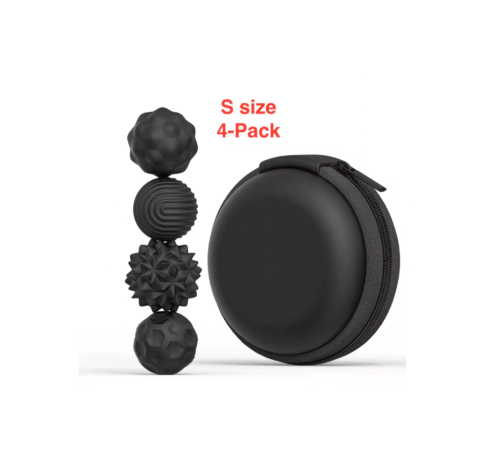 Sensory Massage Ball Set with Carrying Case