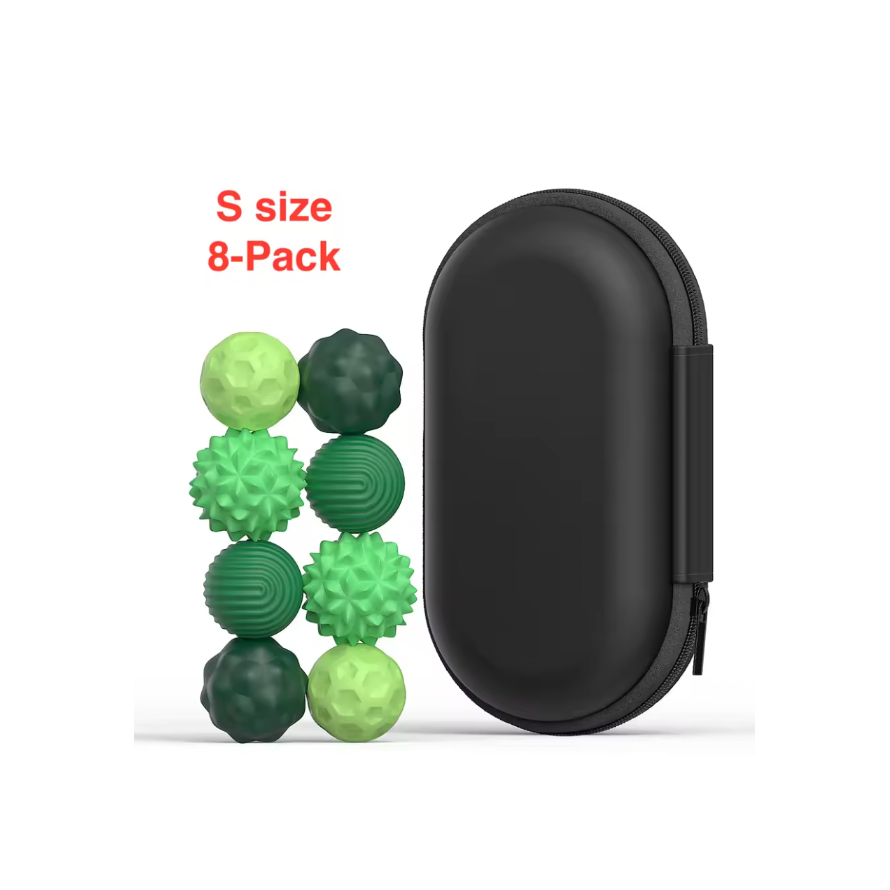 Sensory Massage Ball Set with Carrying Case