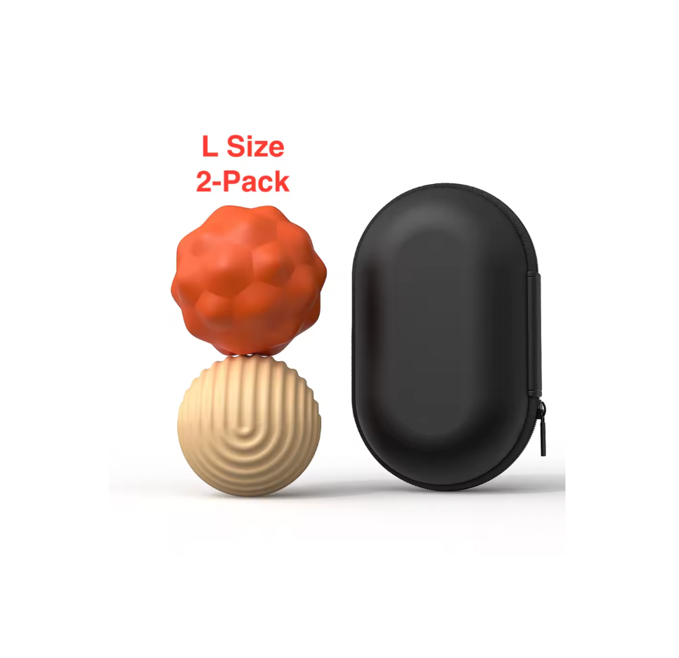 Sensory Massage Ball Set with Carrying Case