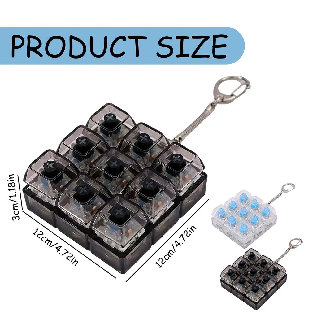 9 Keys Mechanical Keyboard Fidget